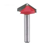 1 Pc 3D En Acier Au Tungstène À Bois CNC Routeur Peu Sharp V-Groove Outil De Coupe Fraise En Fin 60/90/120/150 Degré 6mm Arbre(6*22mm*120°)