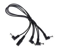 1 PC 4 voies guitare effet pédale cordon d'alimentation câble séparateur ligne adaptateur pour guitare électrique cordon d'alimentation lumière LED fil