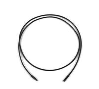 1 PC 45/50/60 cm noir/marron tresse cordon de cire 3mm/4mm/5mm/6mm bricolage pendentif collier fabrication de bijoux classique hommes en cuir collier tour de cou bijoux cadeaux ( Size : 60cm , Color :