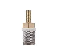 1 pc 6.5/8/10/12/14/16/19mm tuyau filtre lavage de voiture filtres d'irrigation en laiton crépine pulvérisateur pompe filet de filtrage en acier inoxydable maille (Size : 8mm)