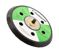 1 pc 6 en 150mm Crochet et Boucle Support Pad pour Ponceuse Air Ponceuse Polisseuse 5/16" UNF Filetage Mâle 12000RPM, Support de Disque Éponge Polyuréthane