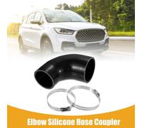 1 pc 63mm 2,48" ID 76mm 2,99" ID Silicone Tuyau Coupleur - Voiture - Noir