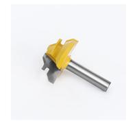 1 Pc 8mm tige 45 degrés serrure onglet routeur Bit Tenon fraise outil de travail du bois for outils en bois alliage de carbure(B)