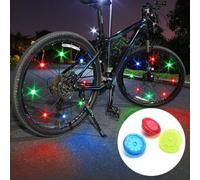 1 Pc A Parlé Chaîne Bande Lampe Voyant D'avertissement Vélo Roue Lumières En Cours D'exécution 2.5cm Mini Vélo Cyclisme Jante Led Lumières