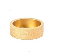 1 PC alésage 20mm Dia 3 pouces/75mm sec sous vide brasé diamant meule demi-bullnose bord profil disque de meulage(Parallel wheel 30mm)