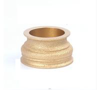 1 PC alésage 20mm Dia 3 pouces/75mm sec sous vide brasé diamant meule demi-bullnose bord profil disque de meulage(407 side)