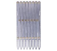 1 Pc Aluminium Longueur Réglable Couture Jauge Boutonnière Jauge Bouton Espace Guide Matelassage Espace égal Diviseur Bouton Couture Outil
