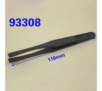 1 Pc Antistatique En Fiber De Carbone Pince À Épiler En Plastique Antistatique Courbe Droite Conducteur Brucelles Pince Outils À Main