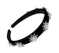 1 Pc Bandeau bande de cheveux de flocon de neige joyaux de cheveux pour femmes accesoire noel accesoires noel articles de fête accessoires de cheveux de fête Alliage de zinc Black FRCOLOR