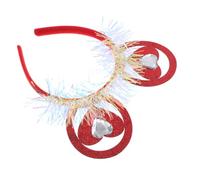 1 Pc bandeau fleur d'amour bandeau de maquillage bandeau saint valentin cœur décor mascarade hair charms costume de saint valentin accessoire de cheveux de fête art latte rouge DEARMAMY