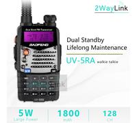 1 PC Baofeng UV5RA Ham Radio bidirectionnelle double bande 136-174/400-520 MHz baofeng uv-5ra talkie-walkie baofeng uv-5re UV 5RA même UV-5R