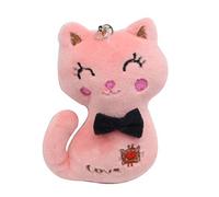 1 Pc Belle Bowknot Kitty Chat en Peluche en Peluche Pendentif Sac De Pendentif Porte-clés Jouet Suspendu Rose Nouveau Publié Fashion Design