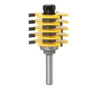 1 Pc Boîte Joint Routeur Bit Réglable 5 Lame 3 Flûte 8 Mm Tige for Coupeur De Bois Tenon Cutter for Outils De Travail Du Bois