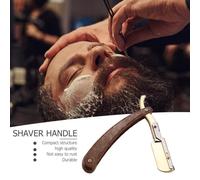 1 Pc Bord Droit En Metal Plastique Rasoir Poignee Barbe Rasoir Couteau Poignee Facial Cheveux Sourcil Rasage Outil