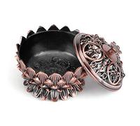 1 Pc Brûle-Encens Lotus Forme Alliage Brûleur D'Encens Encensoir Titulaire Porte-encens Brûleur à Arôme Fumée Outil Décoration De La Maison Sommeil Aides