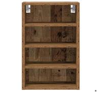 1 PC, Buffet Cuisine, vaisselier,Moderne Armoire suspendue ""Riga"",Bois ancien,40 x 29,5 x 60 cm,Bois d'ingénierie@31834368081