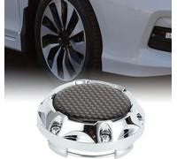 1 Pc Cache-Moyeu De Roue Cache-Moyeu De Jante Od : 64Mm/2,52" Universel En Plastique Ton Argent Pour Honda Pour Bmw Avec Autocollant En Ton Bronze Miroir