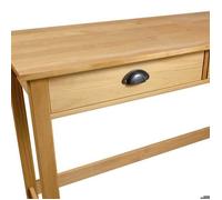 [1 pc]Console de Rangement - Brun - Table console/armoire latérale - Hill Range avec 2 tiroirs 110x45x74cm4992