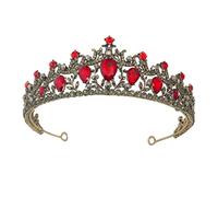 1 Pc couronne baroque diadème de mariée en diamant accessoire de couronne casque accessoires princesse couronne princesse accessoire de coiffure de mariage coiffe de mariée cristal FRCOLOR