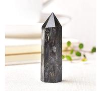 1 pc Cristal Naturel Point Astrophyllite Pierre De Guérison Tour De Quartz Feux D'artifice Pierre Ornement pour La Décoration Intérieure Reiki Énergie Pierre-Astrophyllite_50-60mm