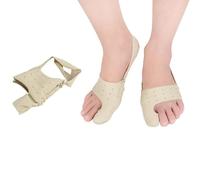 1 Pc Cuir Artificiel Respirant Elastique Bunion Correcteur Gros Pied Os Orteil Separateur Hallux Valgus Orthopedique Outil De Soin Des Pieds