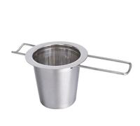 1 Pc En Acier Inoxydable Infuseur De Thé Filtre Longue Poignée Pliable Passoire À Thé Réutilisable Filtre À Thé Panier Pour Le