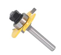 1 pc fraise T fente rainure Joint assemblage routeur Bit 6mm/8mm/12mm 1/4 "1/2" tige 3 flûte outil de fraisage du bois(1l2 shank)