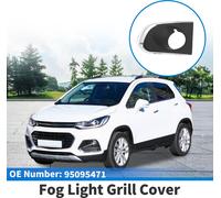 1 Pc Grille De Feu Antibrouillard Pour Chevrolet Trax 2013-2016 Abs Noir, ArgentšŠ C?tšŠ Avant Gauche Couverture InfšŠrieure De Feu Antibrouillard