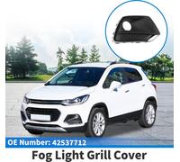 1 Pc Grille De Feu Antibrouillard Pour Chevrolet Trax 2017-2020 Abs Noir, ArgentšŠ Couverture De Feu Antibrouillard Avant Droit InfšŠrieur Du Pare-Chocs