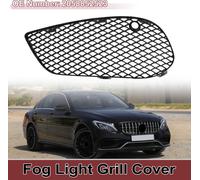 1 Pc Grille De Feu Antibrouillard Pour Mercedes-Benz C350E 2016-2018 Avant Gauche Couverture De Feu Antibrouillard InfšŠrieure Avant No.2058852523 Noir Abs