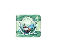 1 pc Honkai : Star Rail Portefeuille Périphérique Jeu Périphérique Cuir Imprimé Court PU Portefeuille Version Q, Anaxa, Taille unique, Version Q