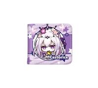 1 pc Honkai : Star Rail Portefeuille Périphérique Jeu Périphérique Cuir Imprimé Court PU Portefeuille Version Q, Castorice, Taille unique, Version Q