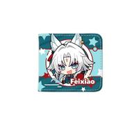 1 pc Honkai : Star Rail Portefeuille Périphérique Jeu Périphérique Cuir Imprimé Court PU Portefeuille Version Q, Feixiao, Taille unique, Version Q