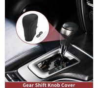 1 Pc Housse De Pommeau De Levier De Vitesse Pour Honda Accord 2008-2012 Protecteur De Poignée De Changement De Vitesse Noir Gris En Simili Cuir