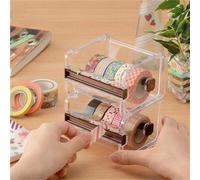 1 Pc Japonais Papeterie Masquage Ruban Cutter Washi Bande Rangement Organisateur Cutter Bureau Ruban Distributeur Fournitures De Bureau
