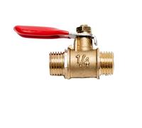 1 PC laiton petit robinet à tournant sphérique 1/8 "1/4" 3/8 "1/2" filetage femelle/mâle connecteur de vanne en laiton Joint raccord de tuyau en cuivre adaptateur coupleur(As picture-09)