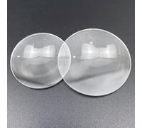 1 PC lentille de Fresnel Ronde condensateur fileté lentille Optique concentrique PMMA/Feuille Acrylique 30mm/42mm/50mm/60mm/70mm/80mm for projecteur LED Bricolage projecteur VR(100mm,80mm-01)