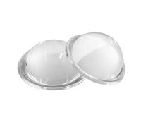 1 pc lentille LED lentille en Verre Plan-Convexe 30/44/54/66mm LED lentille Convexe condenseur Mise au Point Optique Surface Transparente Lampe de Poche photique (Size : Diameter 54mm)