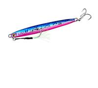 1 PC Long métal Jig leurre de pêche 10g-20g-30g-40g-60g Lente coulée cuillère à gigue Artificielle Dur leurre Rivage métal appât (Color : Color H, Size : 11.5cm-60g)