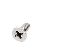 1 pc M3 M4 M5 M6 M8 GB819 A2-70 304 Acier Inoxydable Croix Plat Tête Fraisée Vis Boulon Longueur = 3-100mm(20mm)