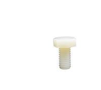 1 PC M3 M4 M5 M6 M8 M10 M12 M14 M16 DIN933 Blanc Nylon Plastique Isolé Externe Hexagonal Tête Boulon Vis(100mm,1pc M16)