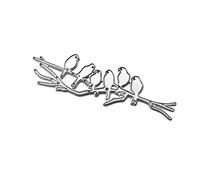 1 pc Matrices de découpe métal Gaufrage Machine à découper Oiseaux sur branche Pochoir Découpe Embossing Cutting Die, DIY fait à la main pour Scrapbooking Album de collection Cartes Déco