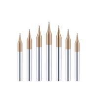 1 pc Micro fraise en bout 2F fraise HRC 55 Mirco carbure CNC profond long cou petit diamètre 0.2-3.0mm gravure peu routeur peu,0.3dx2x4Dx50L