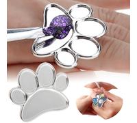 1 Pc Mini Nail Art Metal Anneau De Doigt Pôlette Melange Acrylique Gel Vernis Peinture Dessin Couleur Peinture Plat Colle Pôlettes Outils