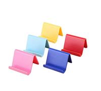 1 PC Mobile Téléphone Titulaire Table De Bureau Stand Home Desk Chambre Mount Candy Couleur Mini Portable Fixe Titulaire Fournitures pour La Maison pour Toute La Taille Smartphone Universel Couleur A