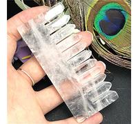 1 pc naturel améthyste Rose Quartz cristal peigne large dent cheveux Massage peignes pierres précieuses cadeaux Collection collecte à domicile