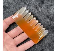 1 pc naturel améthyste Rose Quartz cristal peigne large dent cheveux Massage peignes pierres précieuses cadeaux Collection collecte à domicile