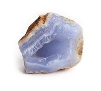 1 Pc Naturel Brut Bleu Calcédoine Irrégulier Brut Cristal Pierre Quartz Spécimen Minéraux Guérison Cadeau Décor-30-50g