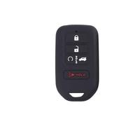 1 PC Noir 5 Boutons Silicone Clé Voiture Housse pour Civic pour CRV pour Accord pour Pilot 2015 2016 2017-2020 Porte-Clés Coque Protecteur Étui Clés