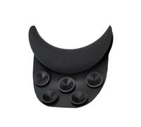 1 Pc noir Silicone cheveux coupe shampooing lavage tête oreiller cou reste ventouse cheveux lavabo bassin coiffeur accessoires